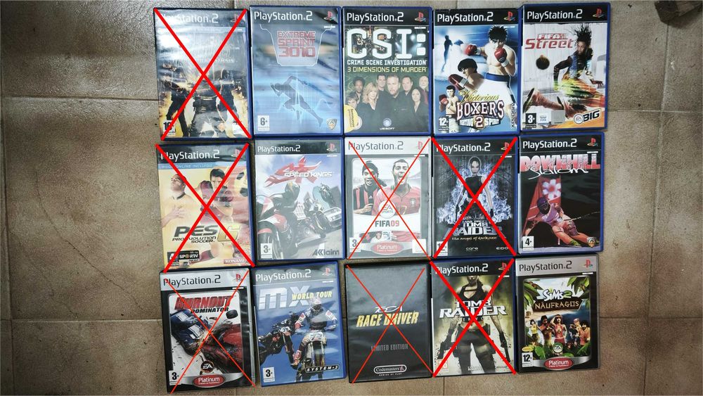Vários Jogos Ps2 - Usados