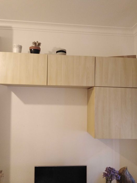 Armário suspenso sala/escritório