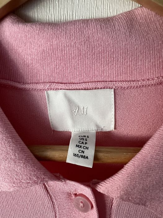 Рожеве нове поло H&M