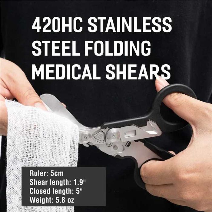 Nożyczki taktyczne dla ratowników medycznych strażaków policji wojska