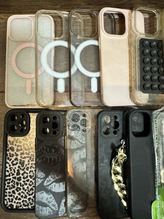 Набор чехлов на iPhone (11, 12, 13, 14, 6, 7, 8, 5, 14 Pro Max) и набор чехлов на Android