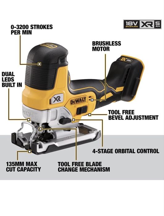 Tico Tico bateria dewalt dcs335