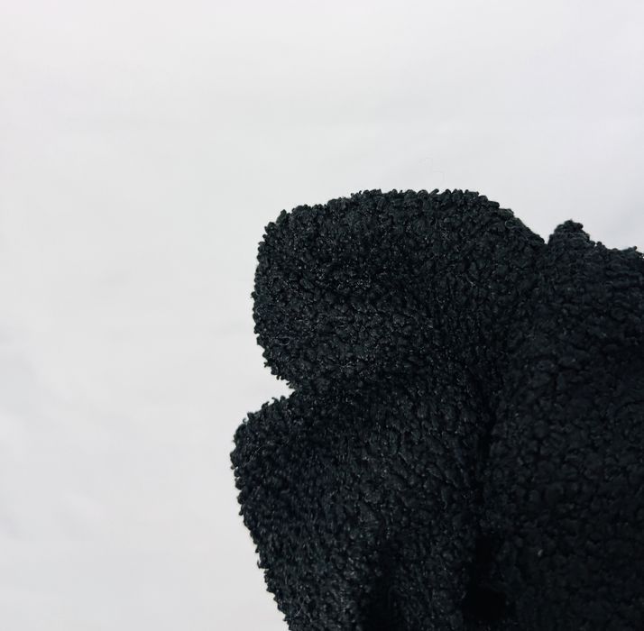 Czarna koszula boucle z kieszeniami L/XL 40/42