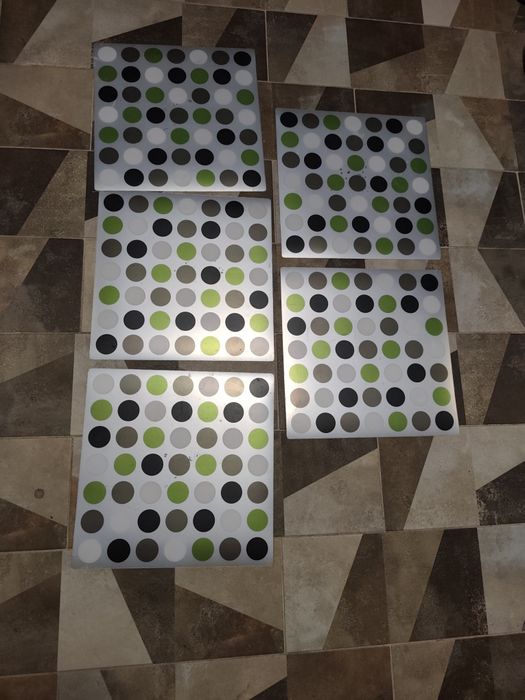 5 podkładek na stół