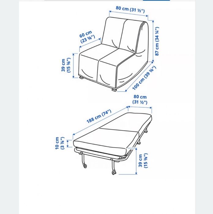 Sofa lucksele  Ikea