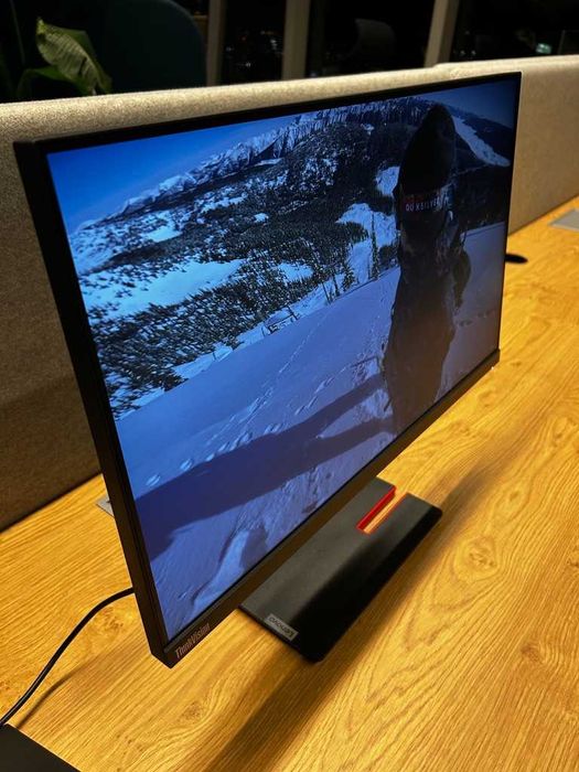 Monitor Lenovo ThinkVision P24h-30 z gwaracją [23.8", QHD, HUB, USB C]