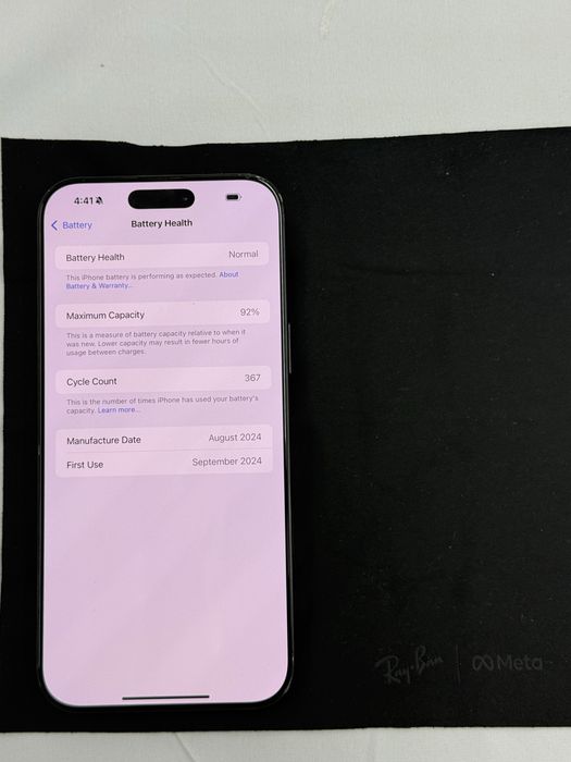 Iphone 16 pro max 256