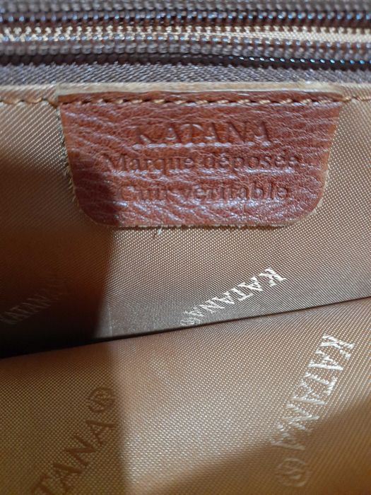 Mala ou pasta em pele marca KATANA usada.