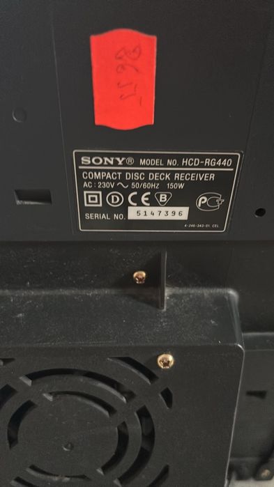 Wieża Sony HCD-RG440 (M2)