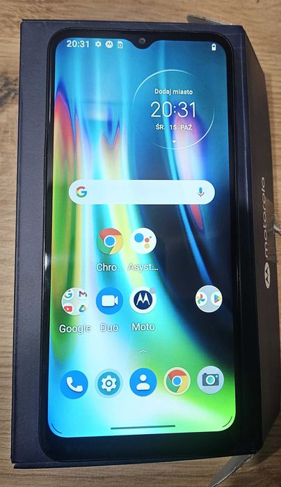 Motorola moto G9 Play, 4/64, bat 5000Mah,granatowa, dobra cena,okazja!