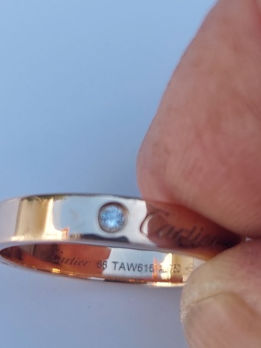 Anel Cartier diamante