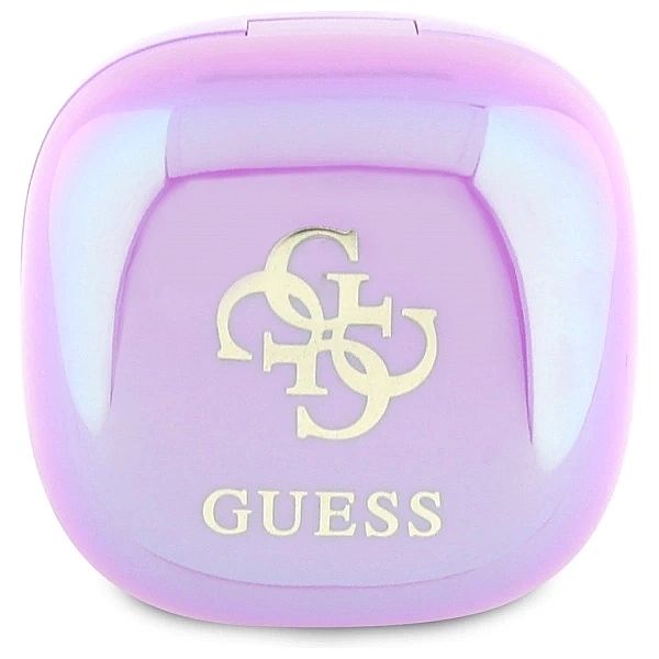 Słuchawki Guess 4G Printed Logo Bluetooth TWS + stacja dokująca - fiol