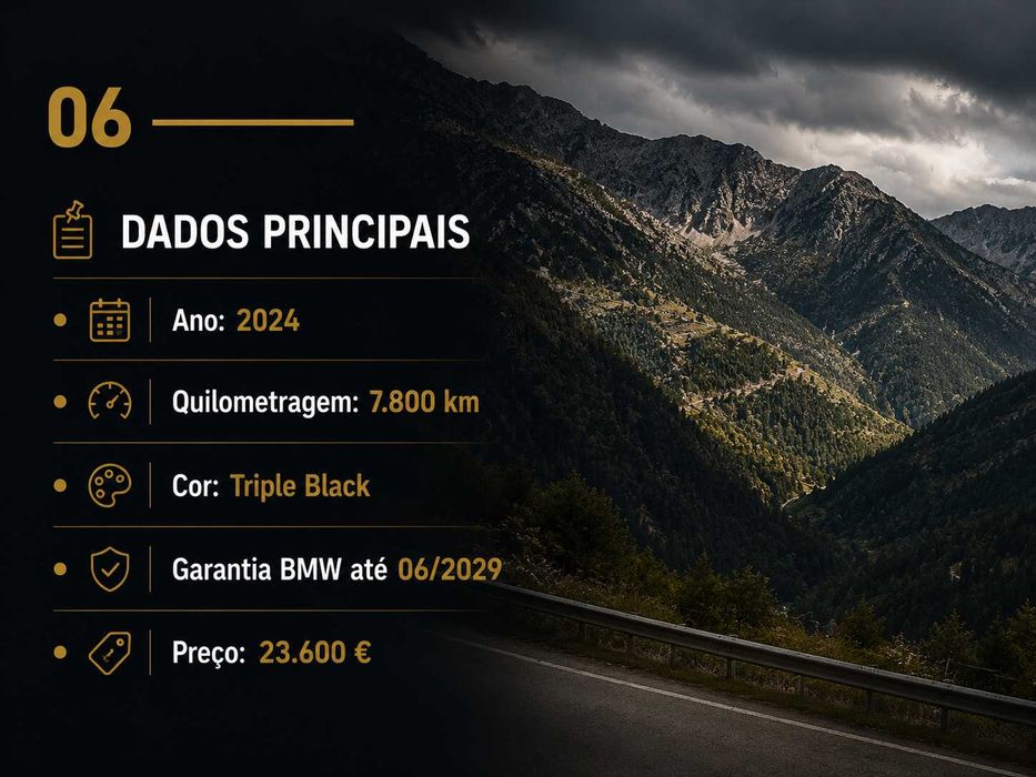 BMW GS Adventure Triple Black 2024 - 7800km