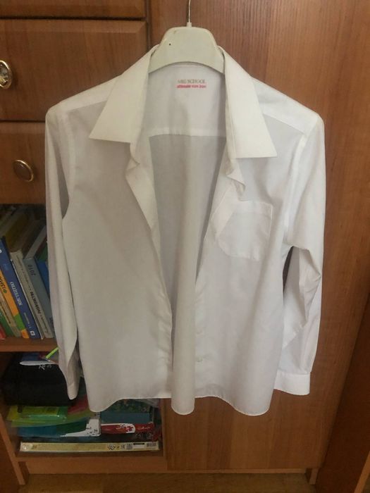 Біла сорочка на хлопчика розмір 158