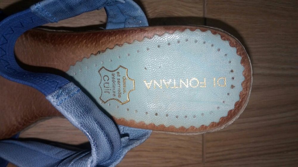 Sandałki koturny 38Di fontana