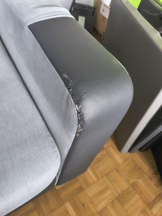 Sofa z pufą AGATA zarezerwowane