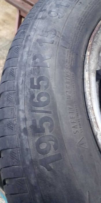 шини  з дисками 195/ 65/R 15 continental contact 3 комлект 8 тис