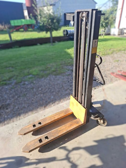 Wózek paletowy masztowy ręczny palciak podnośnikowy 1t 1000kg 3m