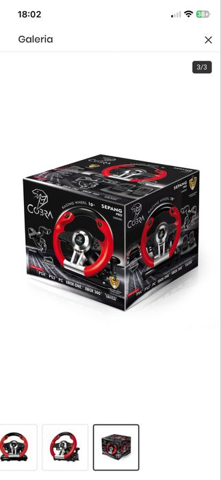 Kierownica  do  pc ,ps3,ps4