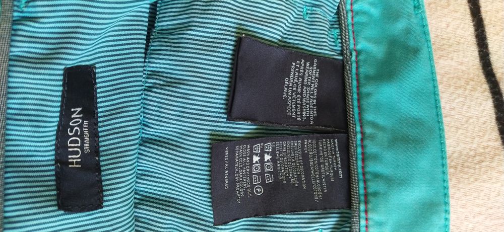 Spodnie 34/30 Hilfiger kolor zielony