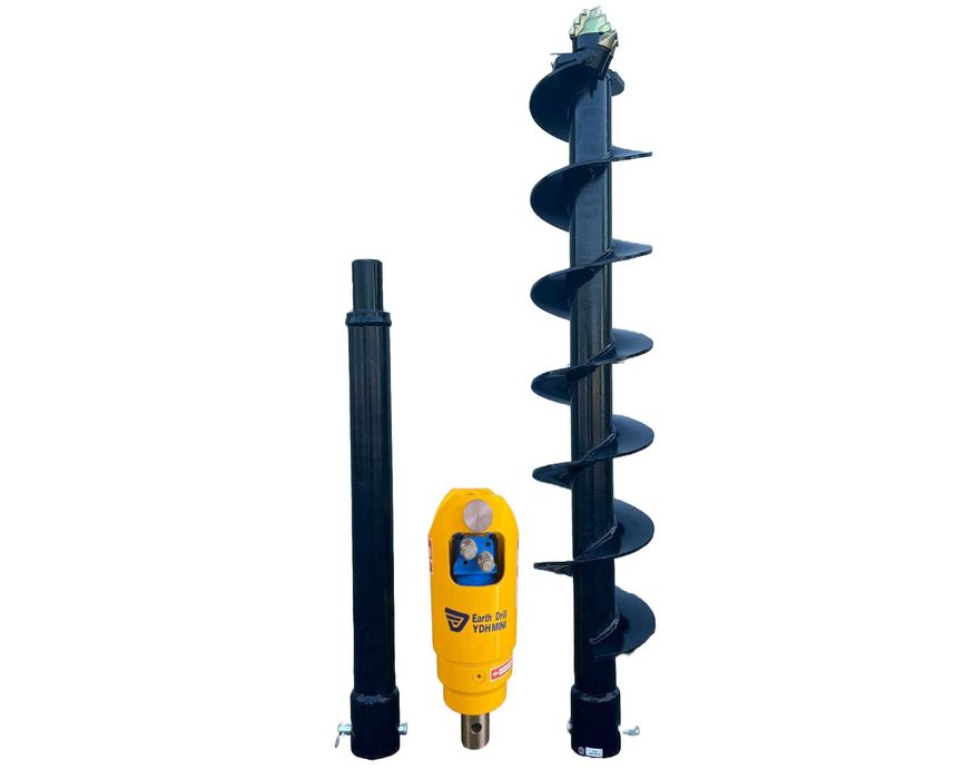 Wiertnica hydrauliczna do minikoparki KINGER ED MINI 0,8-2t GW 2 lata
