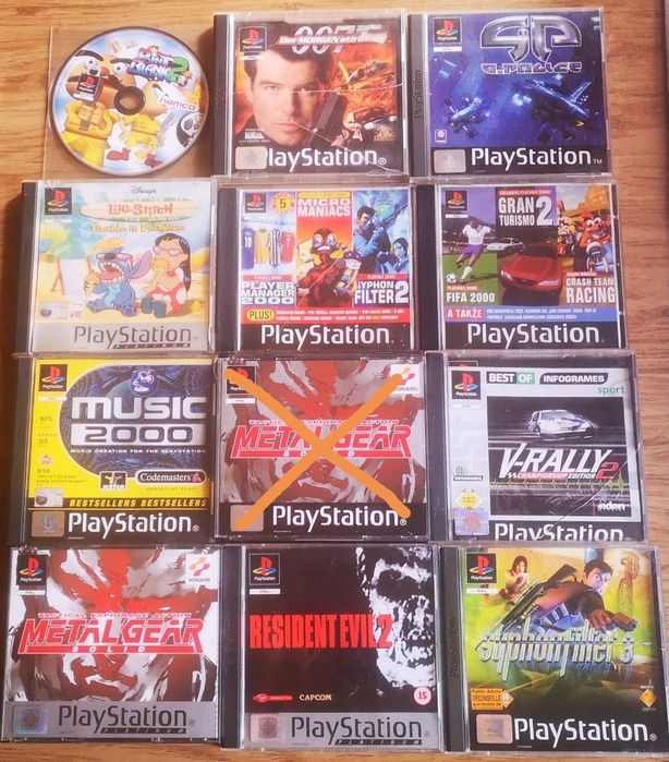 Gry Psx PS One + Akcesoria PlayStation