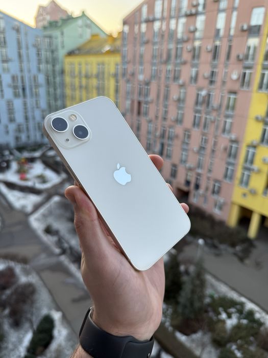 91% Аккум Идеал iPhone 13 256Gb Starlight Neverlock Айфон White
