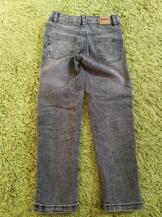 Dziecięce spodnie jeansowe Sinsay rozm 116