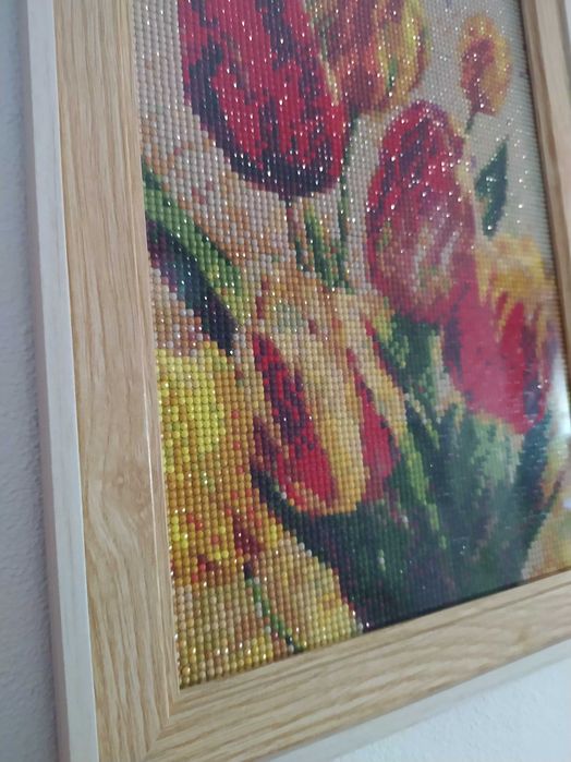 Quadro Diamond painting - tulipas