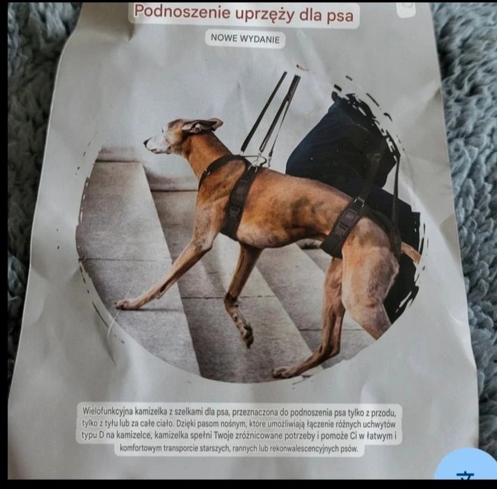 Szelki rehabilitacyjne dla psa przod / tył