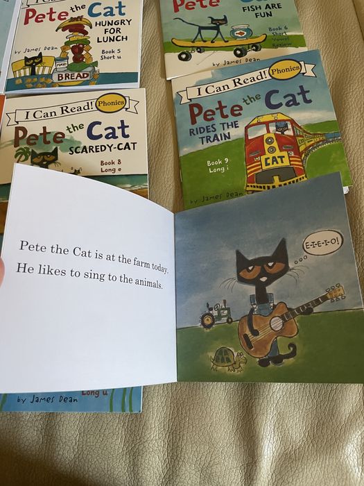 I can read książeczki do samodzielnego czytania po angielsku Pete Cat