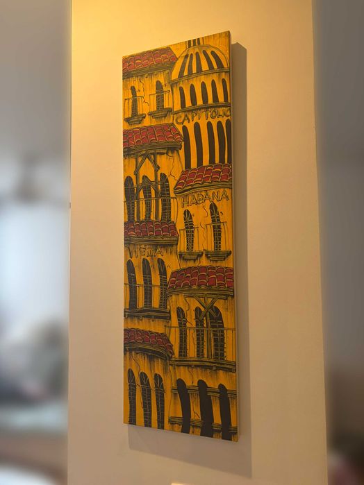 Pintura Cubana - Arquitetura de Havana