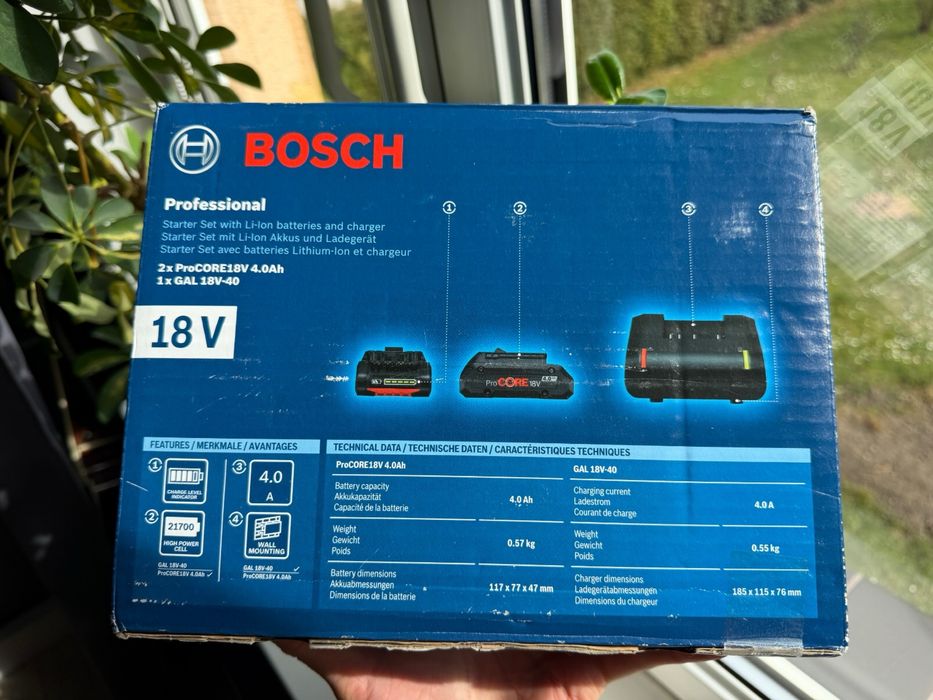 Bosch Professional 18V zestaw 2x akumulator 18V 4,0Ah  TOMI-TECH
