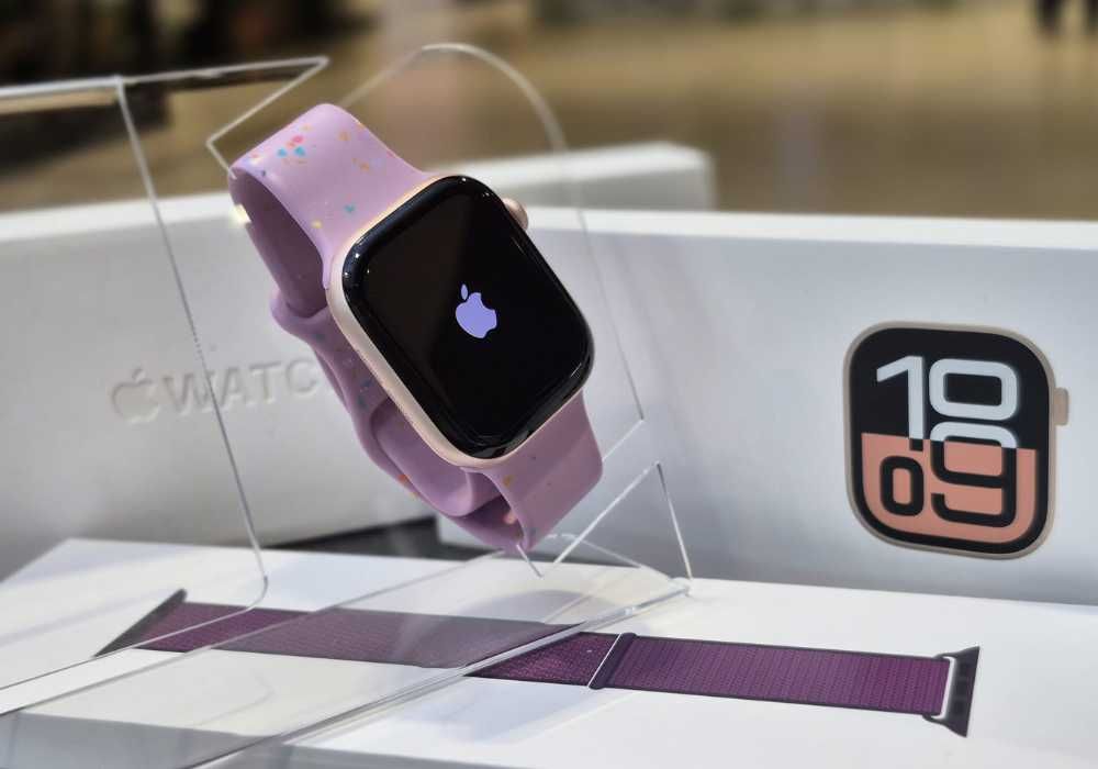 Apple Watch 10 - 46 mm | stan IDEALNY | Kondycja 100 % | Rose Gold