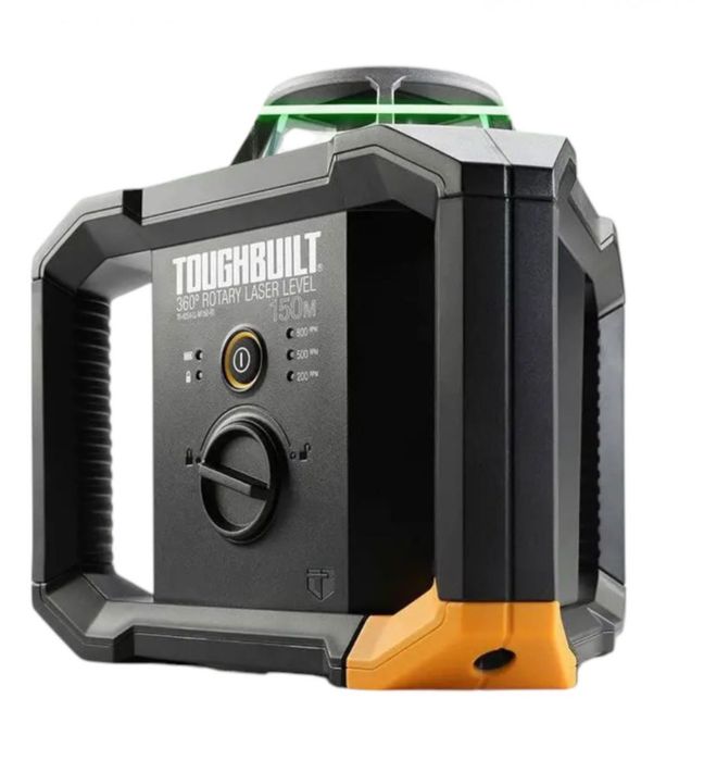 Ротаційний лазер ToughBuilt TB-H2S4-LL-M150-R1 з приймачем 150м