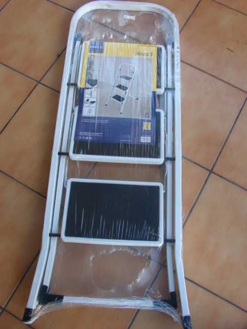 Drabina 3-Stopniowa Mocna 120 kg Szerokie Schody  !