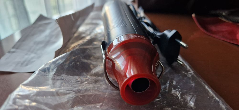 Pistola de calor 220v, ferramenta elétrica, 300w temperatura com supor