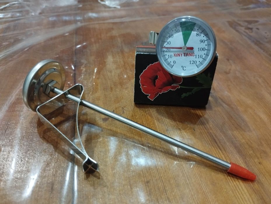 Термометр для кухни, пищевой, для мяса, копчения, в коптильный шкаф