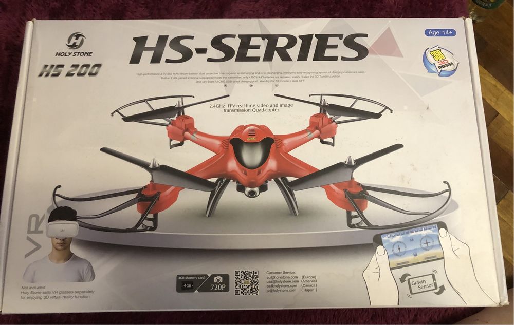 Квадракоптер дрон holy stone hs-200