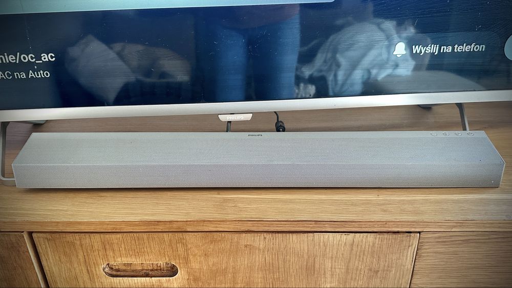 Telewizor Philips 55” 4K UHD Ambilight + soundbar + subwoofer