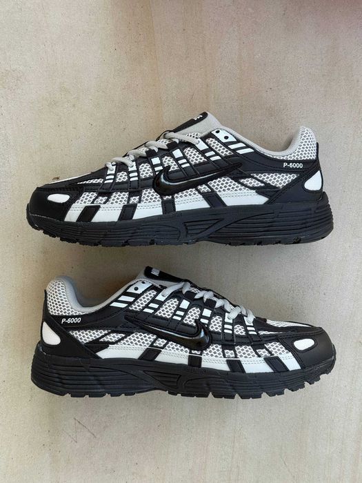 Мужские кроссовки Nike P-6000 Black-Grey. Размеры 41-45
