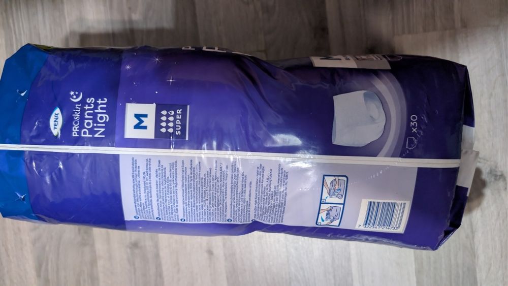 Pieluchy na noc dla dorosłych rozmiar M +gratis