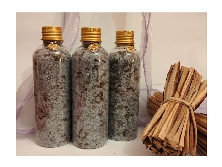 Sais de Banho Alfazema e Lavanda.