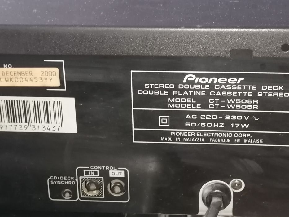 Magnetofon Pioneer (CT-W505R)