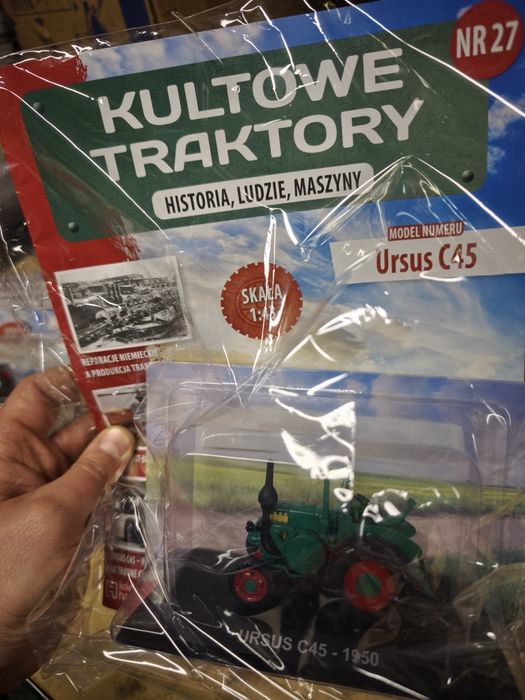 Kultowe traktory nr 27 Ursus C45 Hachette klasyk kolekcja pobranie