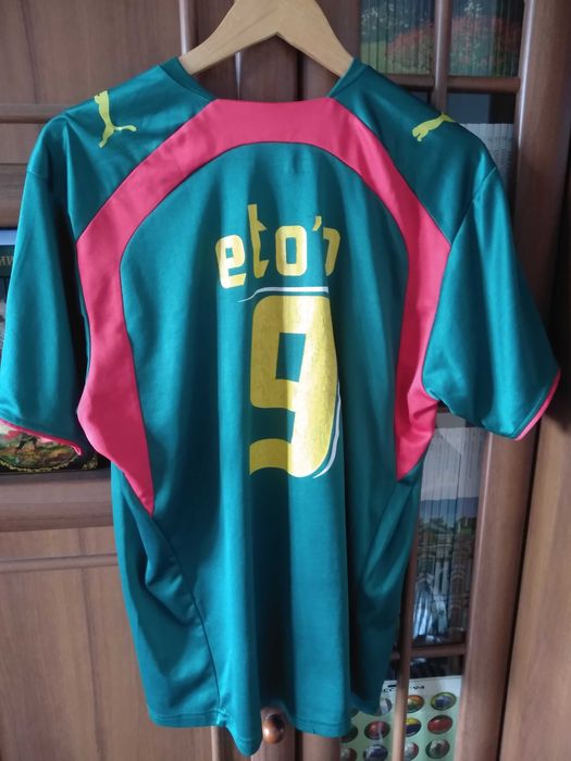 Футболка. Камерун. Самюэль Это*О. Барселона Испания/Интер Милан Италия