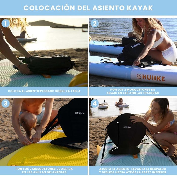 Assento para SUP/KAYAK 4 pontos Novo/selado entrega imediata