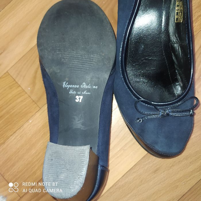 Шкіряні жіночі туфлі 37 р