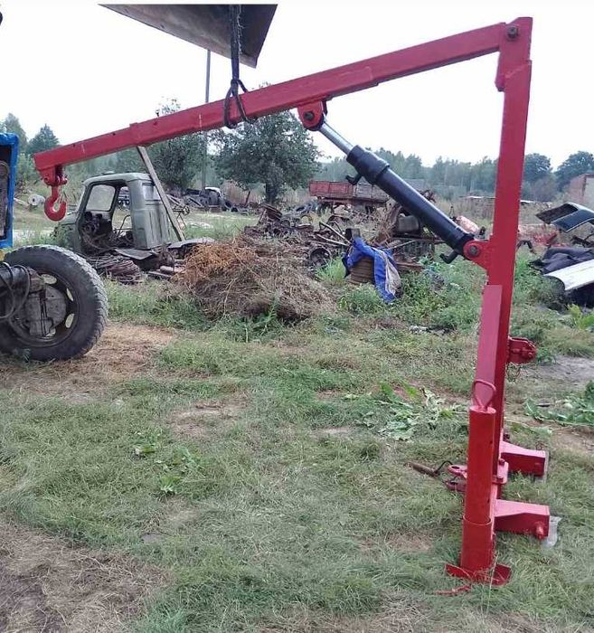 Кран погрущик на навеску до трактора для  бігбегів Стрела Видвижная