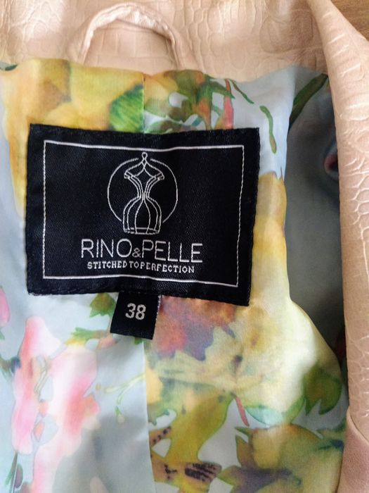 Kurtka przejściowa żakiet damski skóra Rino Pelle Zalando 38 M S 36